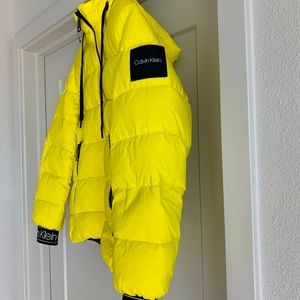 Calvin Klein Puffer Coat (yellow)